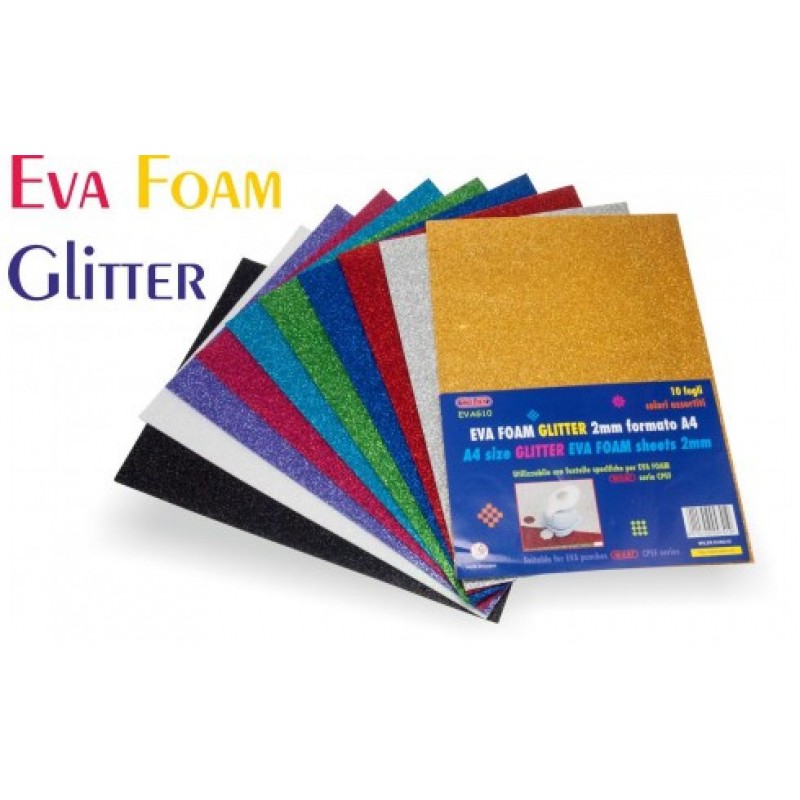 EVA FOAM-A4 GLITTER 10fg ASSORTITO [2514137-00.jpg]