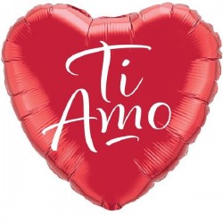 FOIL CUORE ROSSO TI AMO 46cm