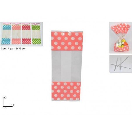 SACCHETTI CELLOPHANE 12x30-4pz POIS [2639412-00.jpg]