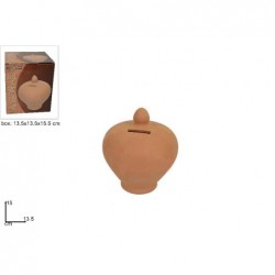 SALVADANAIO TERRACOTTA DA ROMPERE 15cm [8110102-00.jpg]