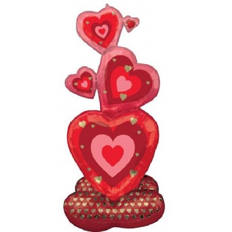 FOIL CUORI ROSSO/ROSA COLONNA 139cm [8413023-00.jpg]
