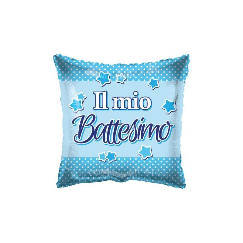 FOIL QUADRATO BATTESIMO CELESTE 46cm [8413133-00.jpg]