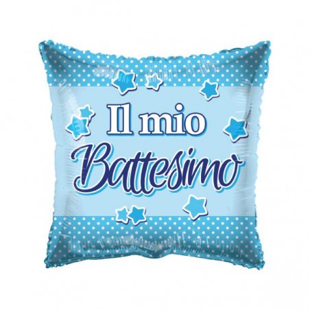 FOIL QUADRATO BATTESIMO CELESTE 46cm [8413133-00.jpg]