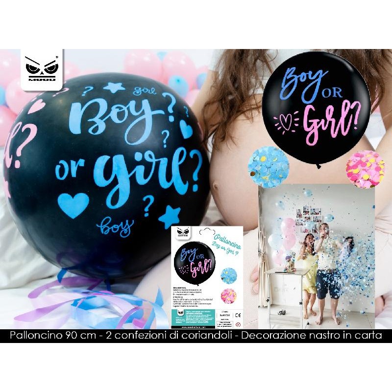 PALLONCINO BOY/GIRL 90cm+CONFETTI [8419907-00.jpg]