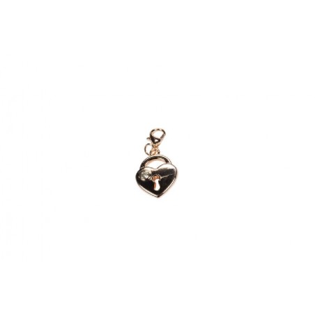 CIONDOLO CUORE LUCCHETTO CROMATO 2,5cm [0130529-00.jpg]