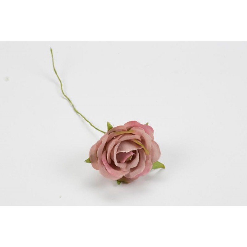 FIORE BOCCIOLO ROSA- ROSA ANTICO 4cm [0130533-00.jpg]