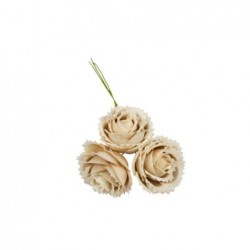 ROSELLINA PETALI STELLA BEIGE 4cm [0130539-00.jpg]