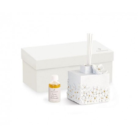 ---DIFFUSORE BIANCO FIORI GLITTER 7x8cm COMPLETO DI SCATOLA REGALO [TONO29272-00.jpg]