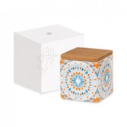CANDELA CERAMICA MARRACKECH 9x9x12cm COMPLETO DI SCATOLA REGALO [TONO29377-00.jpg]