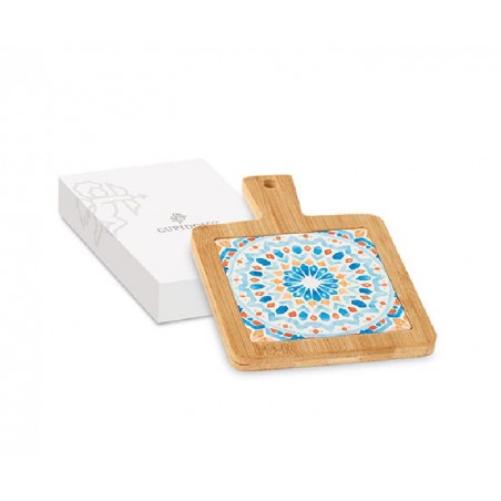 TAGLIERE CERAMICA MARRACKECH 13x19cm COMPLETO DI SCATOLA REGALO [TONO29429-00.jpg]