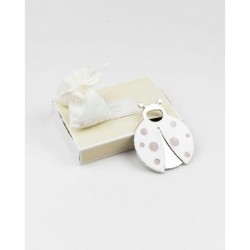 ---APRIBOTTIGLIA COCCINELLA BIANCO/BEIGE CALAMITA, SCATOLA E SACCHETTO [0170230-00.jpg]