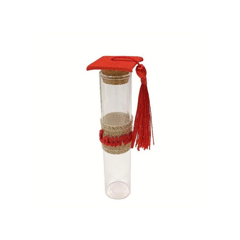 FIALA VETRO LAUREA CON NAPPA h13cm [0180020-00.jpg]