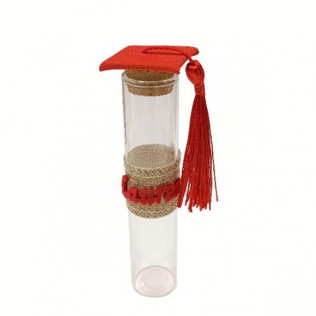 FIALA VETRO LAUREA CON NAPPA h13cm [0180020-00.jpg]