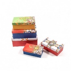 ---SET 5 SCATOLE RETTANGOLARI MAIOLICA 28x19,5x10,5 [2650007-00.jpg]