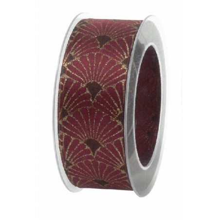 NASTRO VENTAGLIO mm40x20m ROSSO BORDO' [2700681-00.jpg]