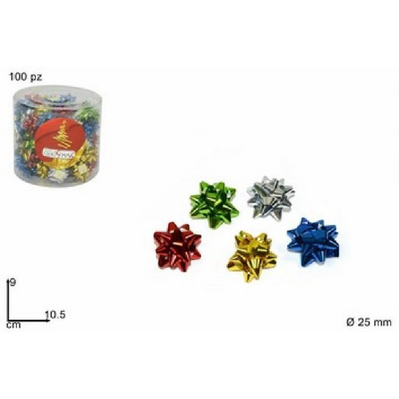 COCCARDE MICRO LUXMET 5mm 100pz ROSSO [2703702-00.jpg]
