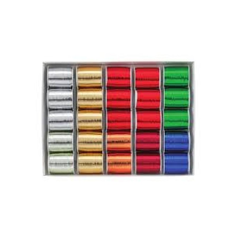 ROCCHETTO LUXMETAL 10mm10m ASSORT 20pz [2705035-00.jpg]
