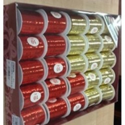 ROCCHETTO METAL mt10mm10 ORO/ROSSO 20pz [2705036-00.jpg]