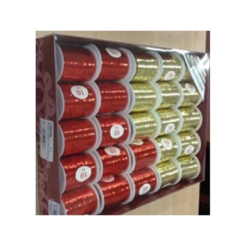 ROCCHETTO METAL mt10mm10 ORO/ROSSO 20pz [2705036-00.jpg]