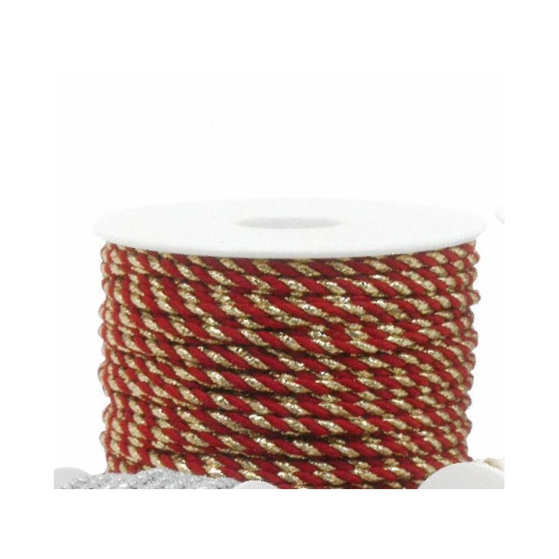 CORDONCINO 6mm10m ORO-ROSSO INTRECCIATO [2705880-00.jpg]