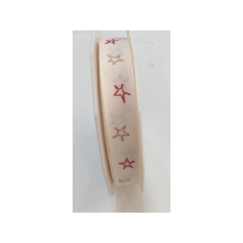 NASTRO COTONE AVORIO 15x20mt STELLE [2707345-00.jpg]