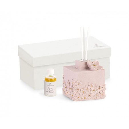 ---DIFFUSORE ROSA FIORI GLITTER 7x8cm COMPLETO DI SCATOLA REGALO [TONO29277-00.jpg]