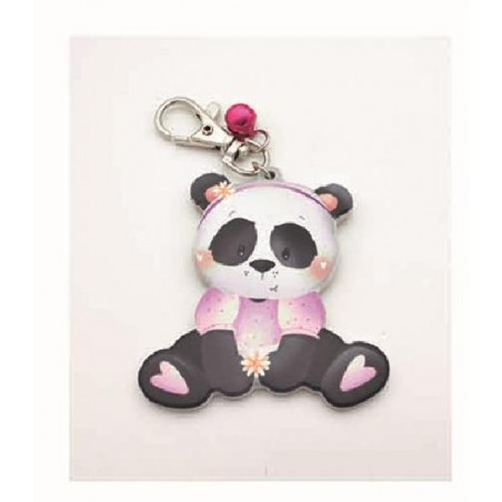 PORTACHIAVI LEGNO PANDA ROSA ANIMALS [0171006-00.jpg]