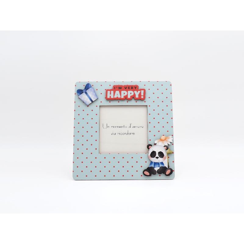 CORNICE PANDA AZZURRO 20x20 ANIMALS [0171001-00.jpg]