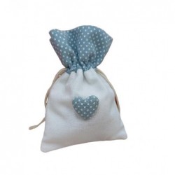 10 SACCHETTI CUORE POIS 10x14-TURCHESE NON RIORDINABILE [0141215-00.jpg]