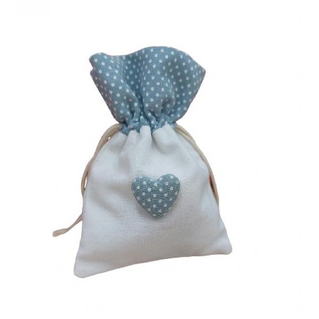 10 SACCHETTI CUORE POIS 10x14-TURCHESE NON RIORDINABILE [0141215-00.jpg]