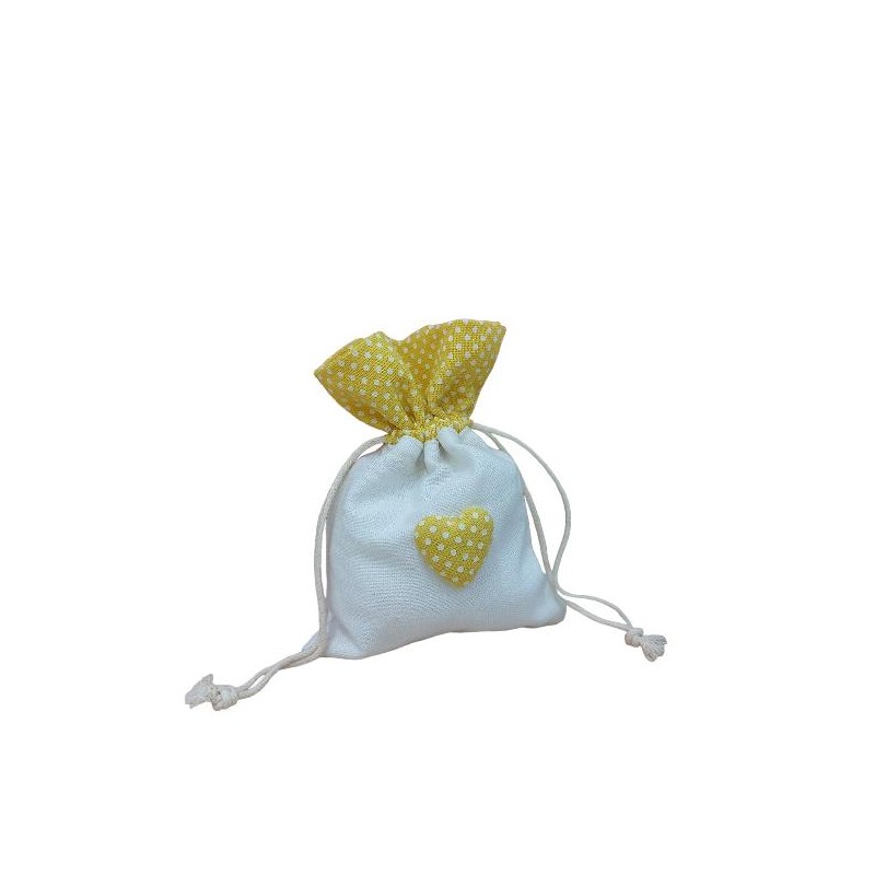 SACCHETTO CUORE POIS 10x14-10pz GIALLO [0141217-00.jpg]