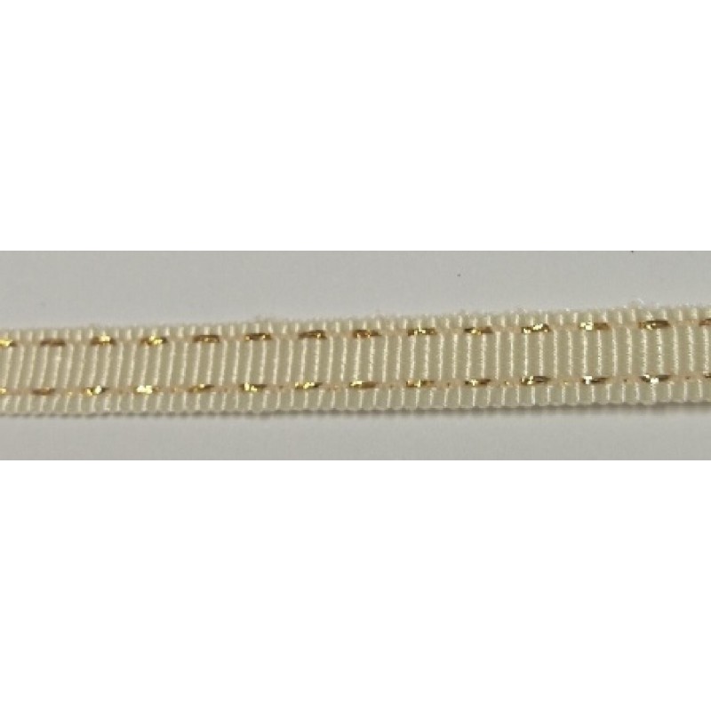 NASTRO 7x20mt AVORIO 2 CUCITURE ORO [2714341-00.jpg]