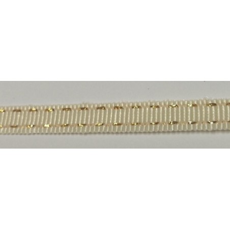 NASTRO 7x20mt AVORIO 2 CUCITURE ORO [2714341-00.jpg]