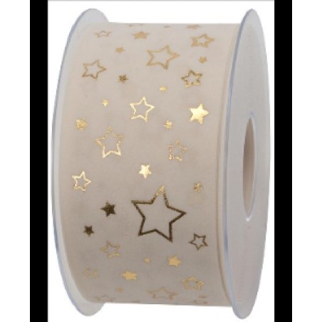 NASTRO VELLUTO AVO STELLE ORO 60x20mt [2730114-00.jpg]