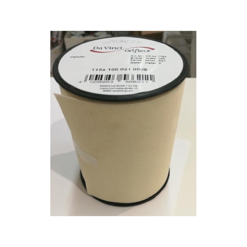 NASTRO VELLUTO AVORIO 100x8mt [2730126-00.jpg]