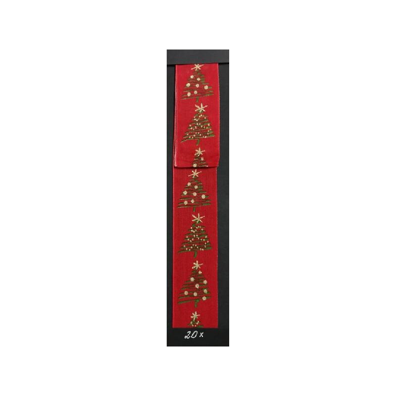 NASTRO COTONE ROSSO ALBERI VER 40x20m [2730141-00.jpg]