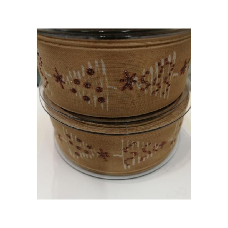 NASTRO COTONE ECRU ALBERI BIA 40x20mt [2730143-00.jpg]