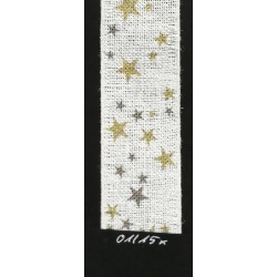 NASTRO COTONE BIA STELLE O/A 40x15mt [2730151-00.jpg]