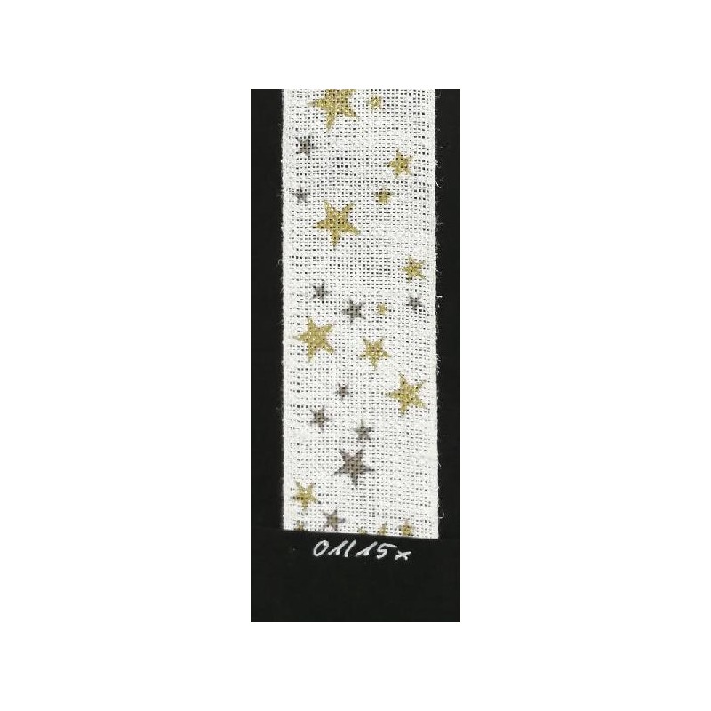 NASTRO COTONE BIA STELLE O/A 40x15mt [2730151-00.jpg]