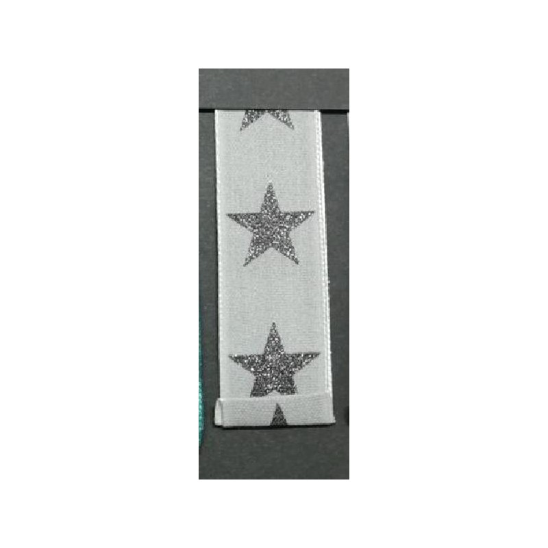 NASTRO COTONE GRIGIO STELLE ARG 25x20mt [2730160-00.jpg]