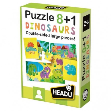 HEADU PUZZLE 8+1 DINOSAURS [0250006-00.jpg]