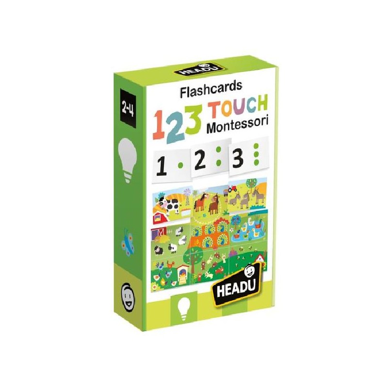 HEADU FLASHCARDS 123 TOUCH MONTESSORI [0250007-00.jpg]