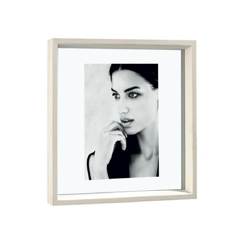 CORNICE 20x30 VETRO PROFILO LEGNO BIANCO [0125056-00.jpg]