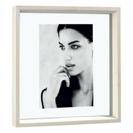 CORNICE 20x30 VETRO PROFILO LEGNO BIANCO [0125056-00.jpg]