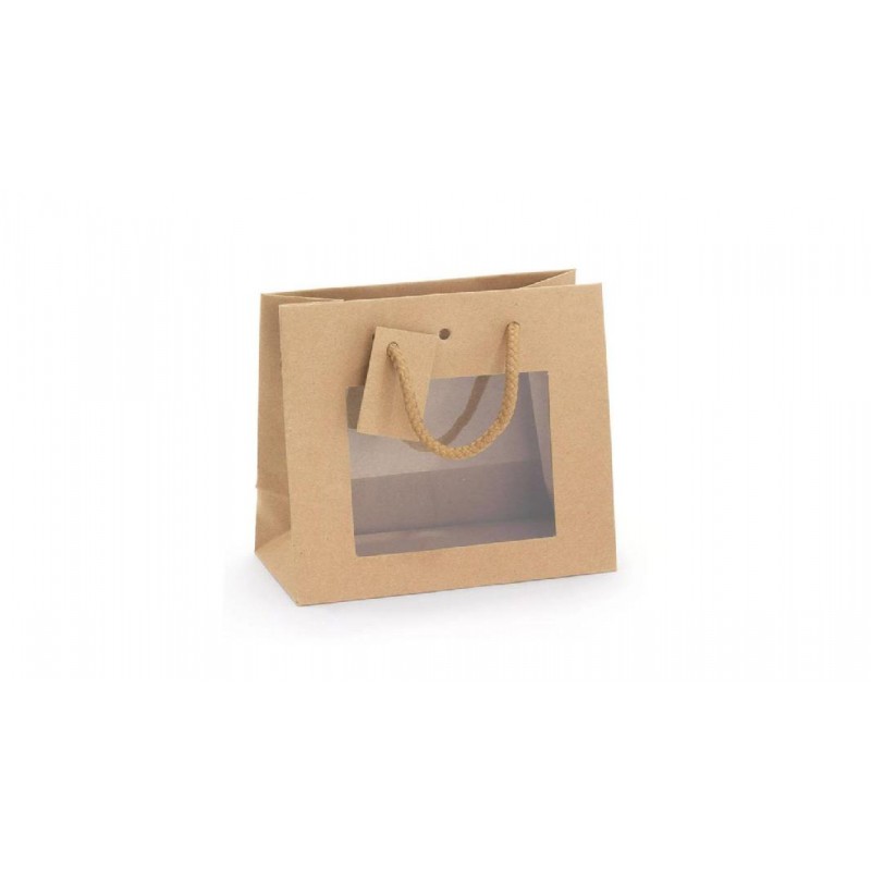 SHOPPER CARTA FINESTRA 16x14+8cm AVANA [2630051-00.jpg]