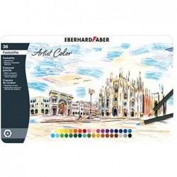 PASTELLI FABER CASTELL 36pz X ARTISTI IN SCATOLA METALLO [8070536-00.jpg]