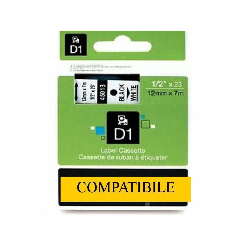 NASTRO COMPATIBILE DYMO 7m12mm NER/BIA [6146562-00.jpg]