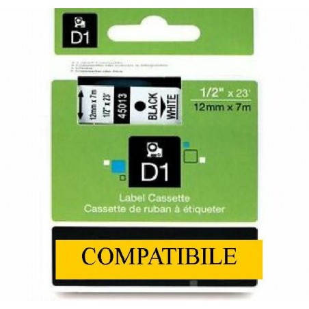 NASTRO COMPATIBILE DYMO 7m12mm NER/BIA [6146562-00.jpg]