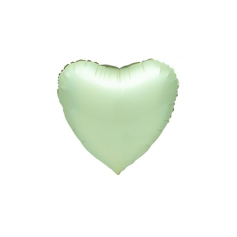 FOIL CUORE 45cm VERDE SALVIA SATINATO [8413411-00.jpg]