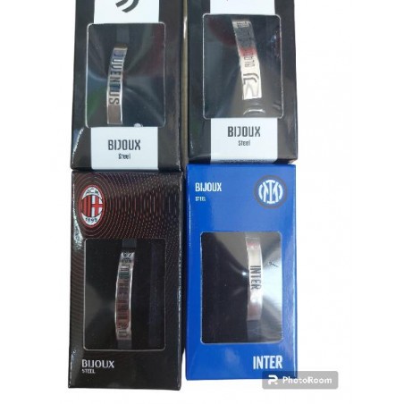 BRACCIALE ACCIAIO INTER/MILAN/JUVE SEVEN [0300239-00.jpg]
